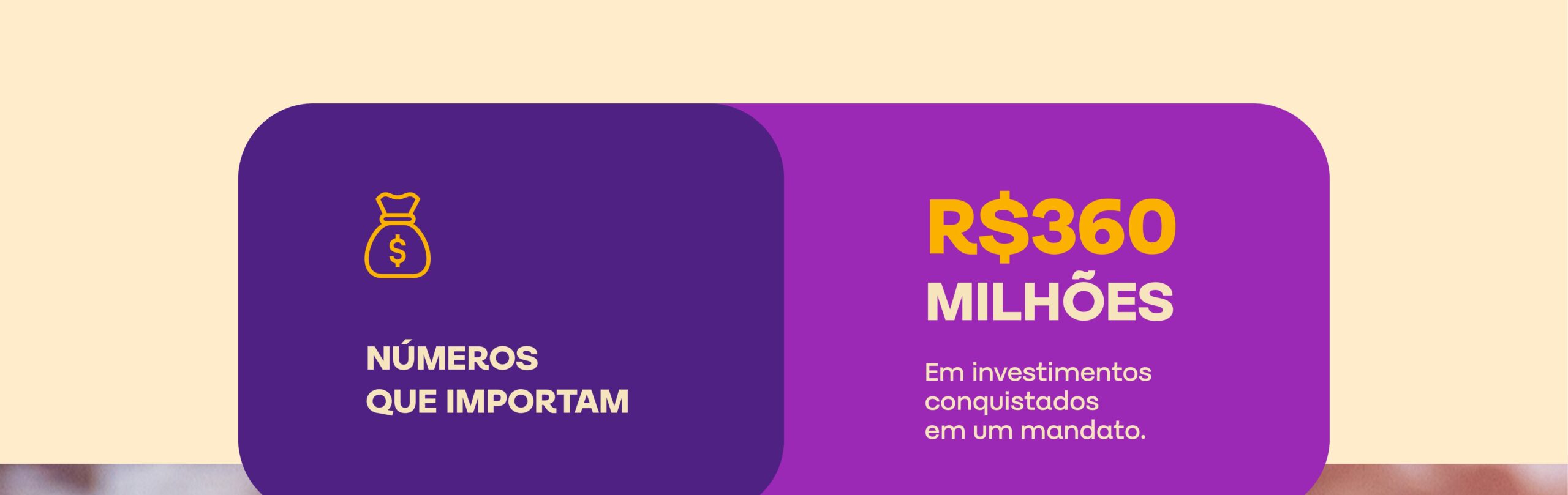 Números que importam — R$360 milhões em investimentos conquistados em um mandato